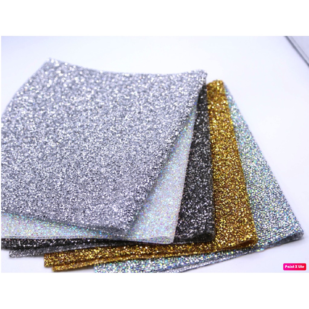 Thảm Đá Chụp Hình Mẫu Móng Siêu Đẹp, Óng Ánh 40 x 20cm