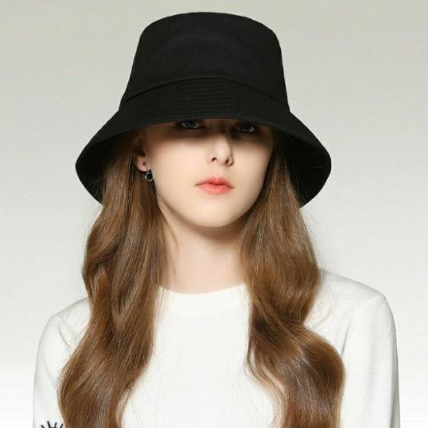 (Ảnh Thật) Mũ bucket nam nữ nón tai bèo Trơn quốc dân vành tròn vải thoáng khí 👒