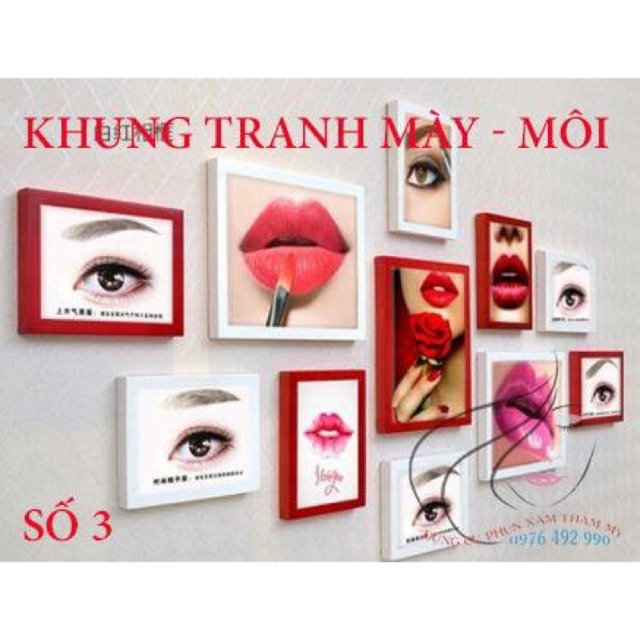 Bộ Tranh phun xăm