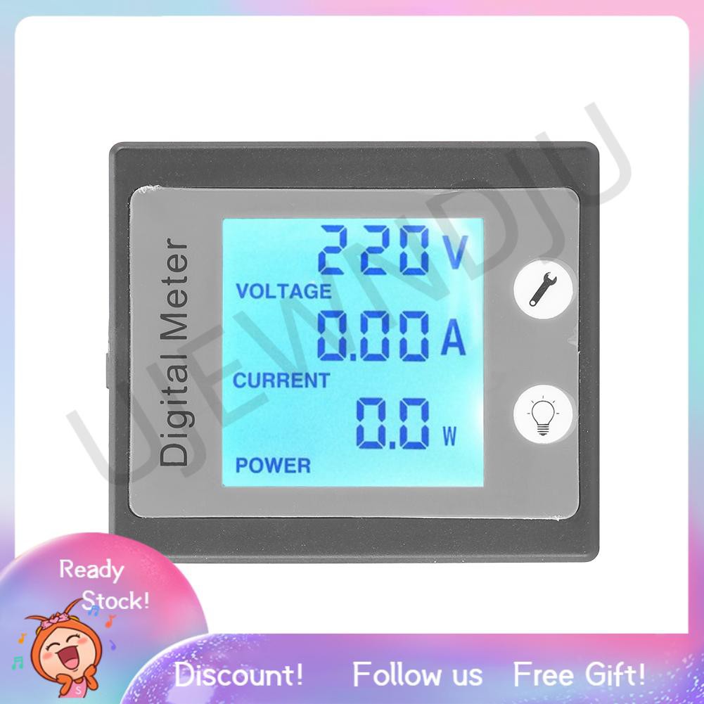 Vôn Kế Màn Hình Hiển Thị Lcd Ac 80-260v 100a