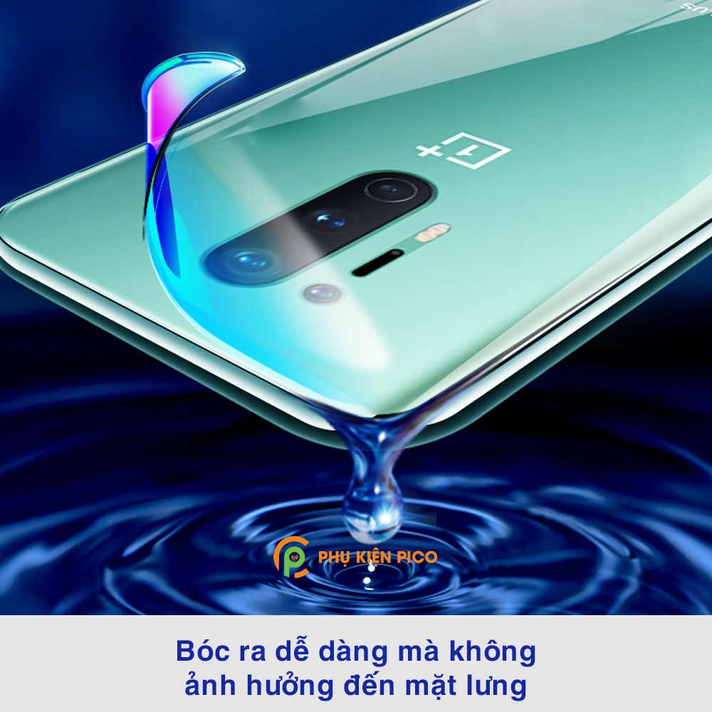 Dán lưng Oneplus 7T / Oneplus 7 Pro / Oneplus 7T Pro / Oneplus 8 / Oneplus 8T / Oneplus 8 Pro dẻo trong suốt