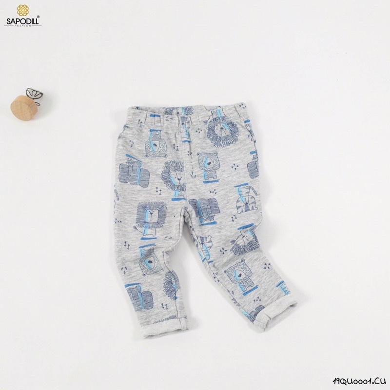 SAPODILL sét  quần cotton và cotton nỉ cho bé trai bé gái siêu mềm đẹp từ 1-9 tháng tuổi