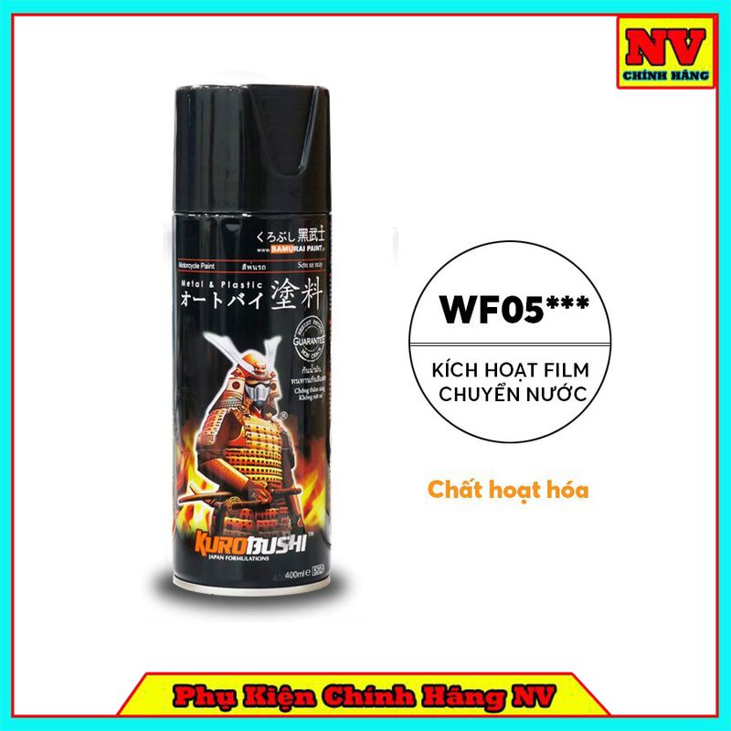 Chai Sơn Kích Hoạt Film Chuyển Nước Samurai WF05 - Sơn Chính Hãng