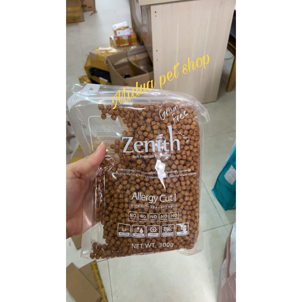 300g thức ăn hạt mềm cho chó con ZENITH PUPPY