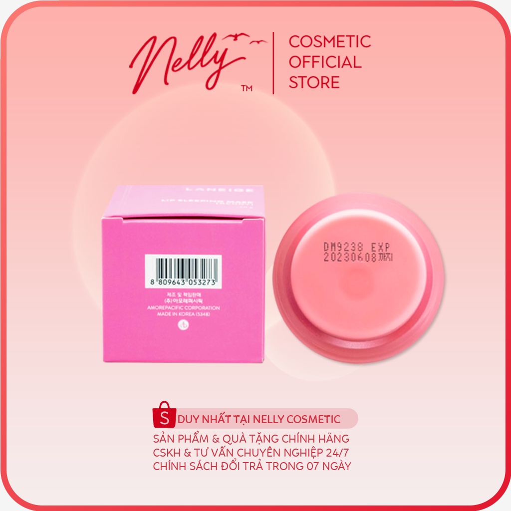 [❤️BEST SALES ❤️] Mặt nạ ngủ cho môi Laneige Lip Sleeping Mask 20g, Mặt nạ ngủ môi Laneige Berry