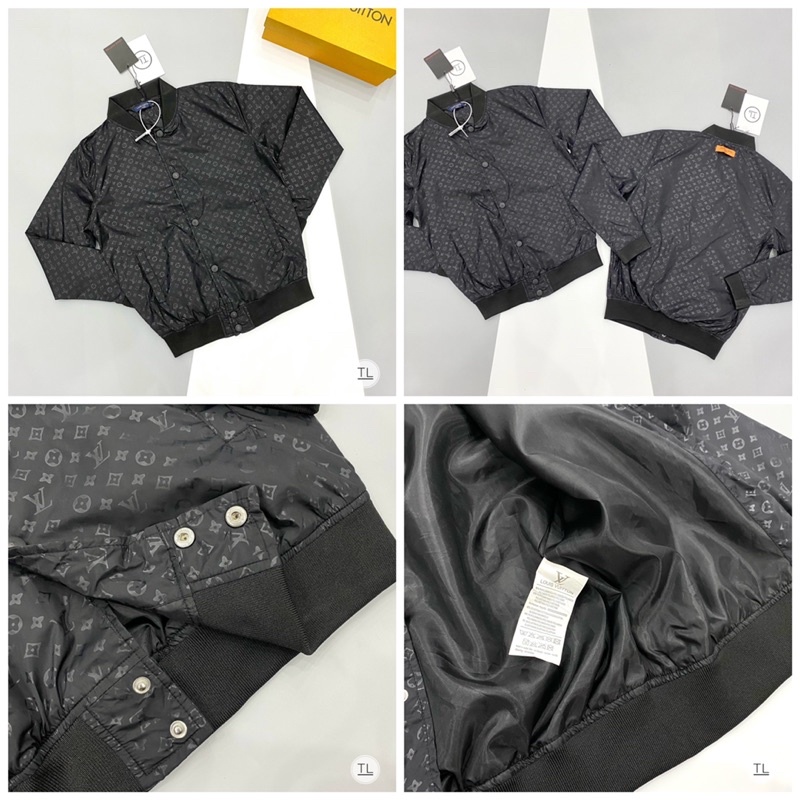 Áo BomBer LV Chất Gió Cao Cấp - Áo Khoác Nam Team Mác Sườn Cực Đỉnh