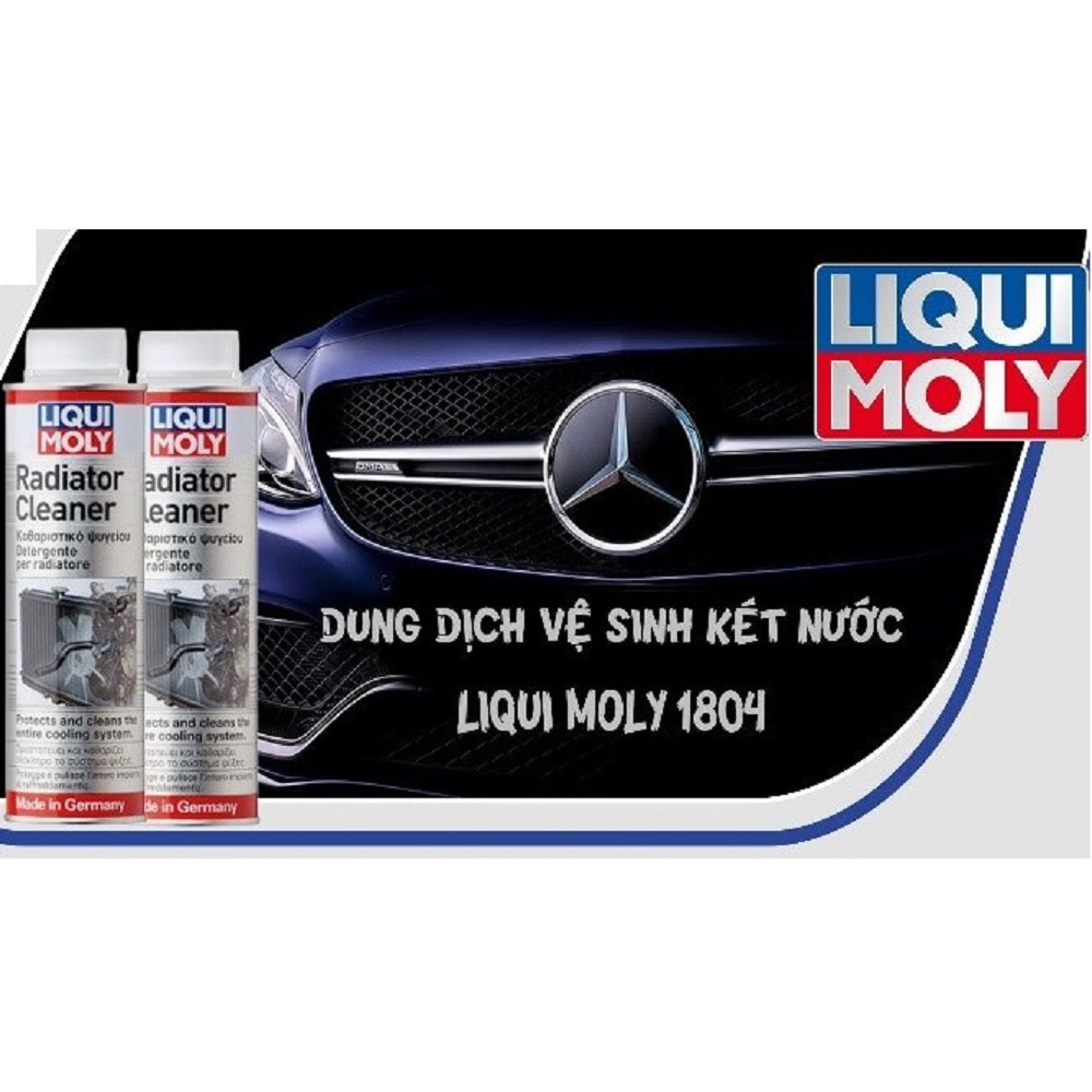 Vệ Sinh Két Nước, Súc Két Nước 300ml Liqui Moly Radiator Cleaner 1804 Làm tan các cặn bẩn trong hệ thống làm mát .