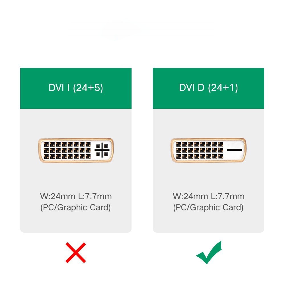 Bộ chuyển đổi VGA đực sang DVI-D (24+1) cái UGREEN MM119 30839