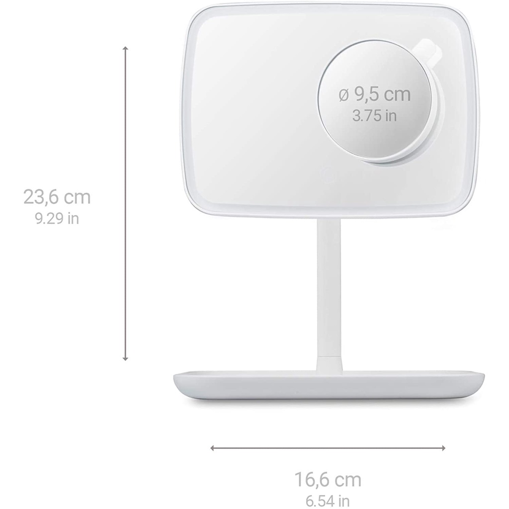 Gương trang điểm Medisana CM 848 Zoom 5 và 10x, xoay 360°