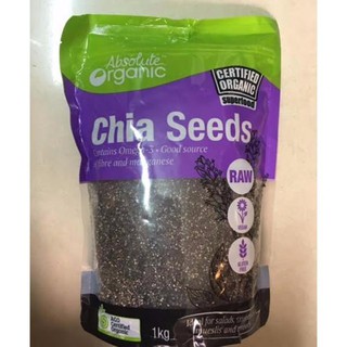 Hạt Chia Úc 1Kg - HSD: tháng 4/2021 Absolute Organic