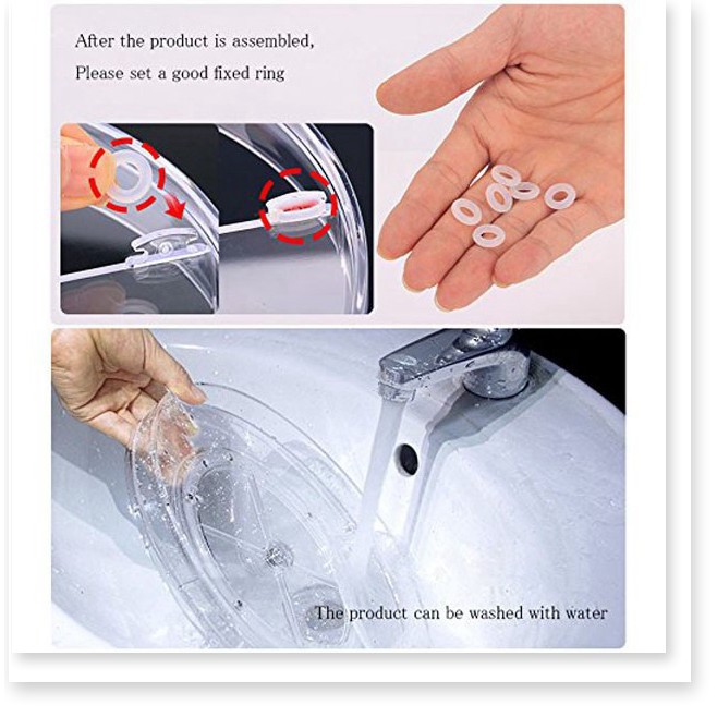 Kệ mỹ phẩm trụ xoay 360 độ tiện dụng Bảo hành 12 tháng 1 đổi 1