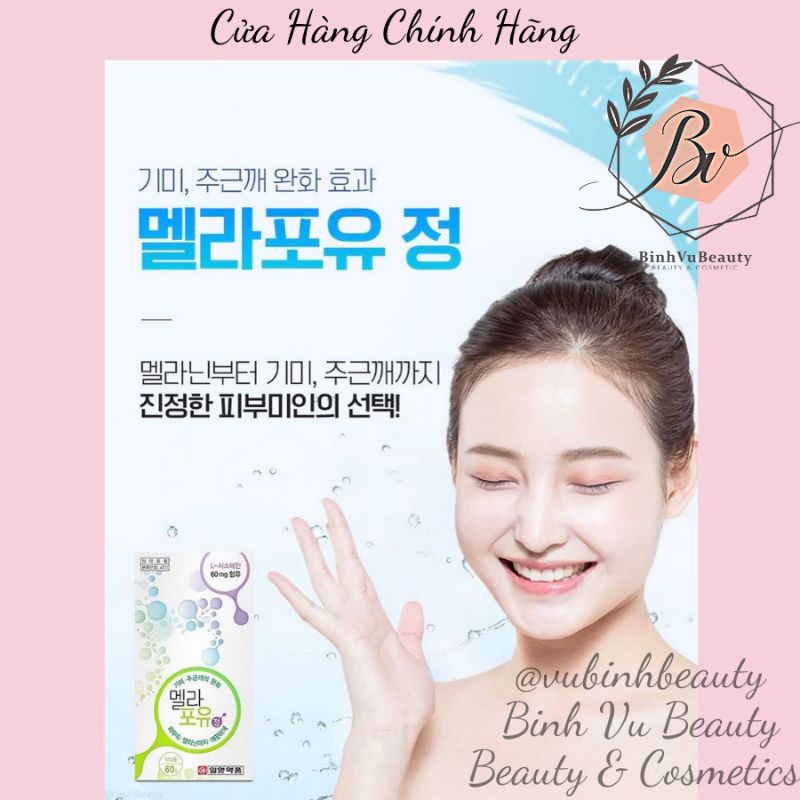 VIÊN UỐNG TRẮNG DA HUỶ NÁM mela for you PP68