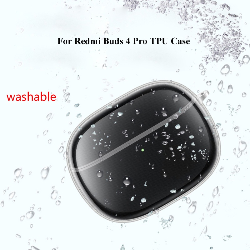 Vỏ Bảo Vệ Tai Nghe redmibuds 4 pro Chống Sốc Chống Trượt Thân Thiện Với Da Có Thể Giặt Được