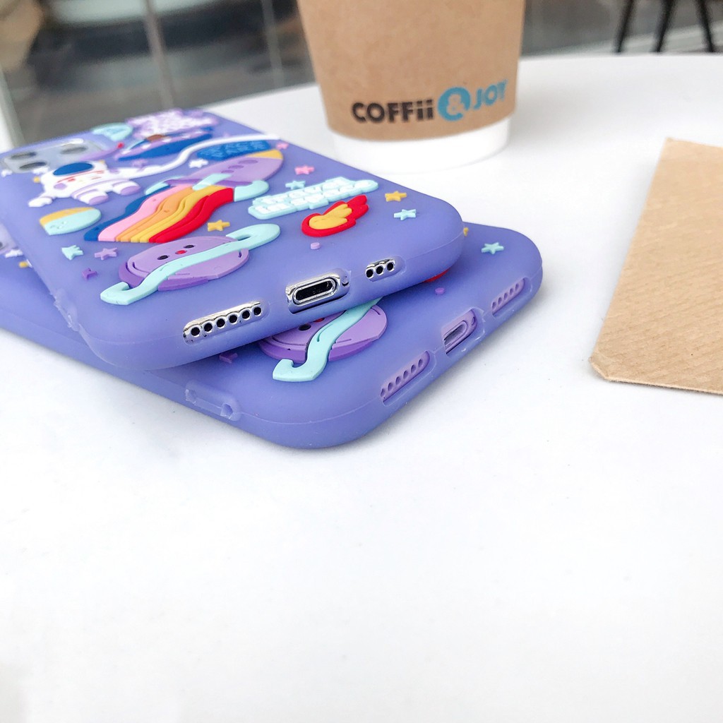 Ốp Điện Thoại Silicon Mềm Hình Phi Hành Gia Cho Iphone 14 pro max 14 plus 13 promax 12 11 pro max xr x xs max 7 plus 8 plus 6 plus 6s plus
