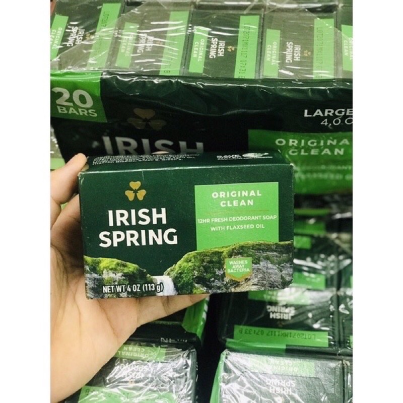 1 cục xà bông irish Spring 113g Mỹ