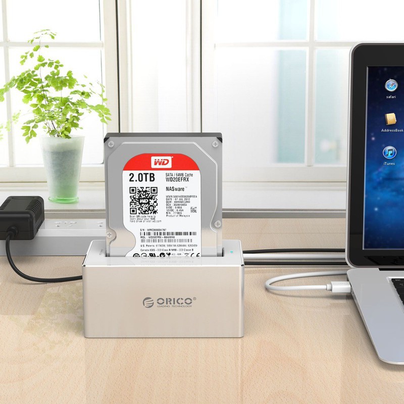 Thiết bị cắm nóng ổ cứng DOCK ổ cứng ORICO 6818US3 USB 3.0
