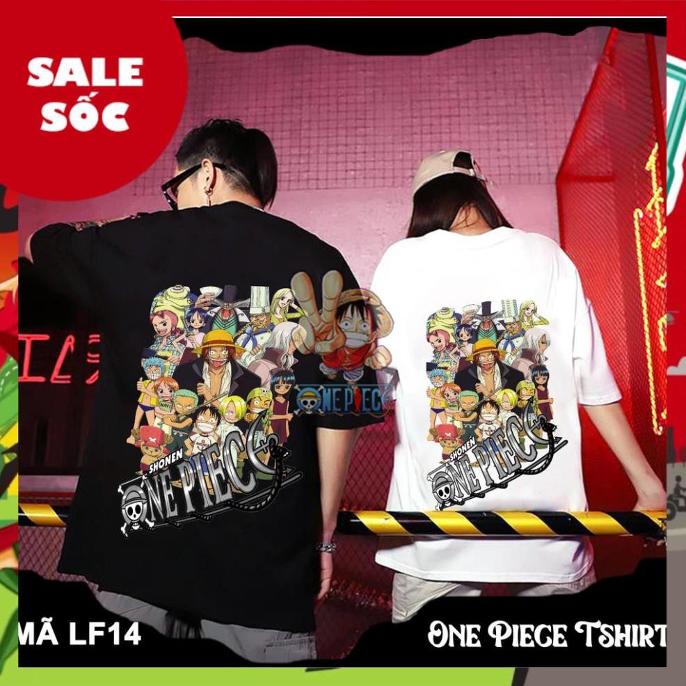 (SALE) Áo Phông ONE PIECE Nam Nữ Tay Lỡ đủ size (40-90kg)  100% Cotton ⚡Shop còn nhiều mẫu ⚡ Siêu Chất [OP7 - OP14]