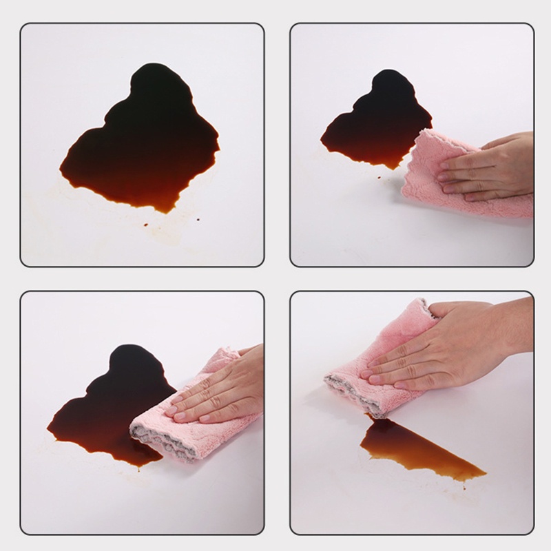 Khăn Lau Chén Dĩa Bằng Sợi Micro Siêu Thấm Hút Hiệu Quả Cao