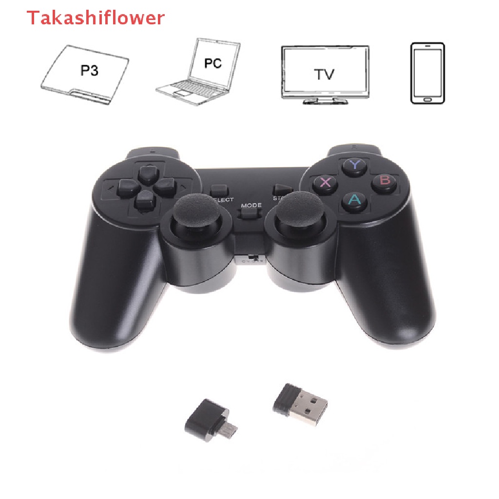 Tay Cầm Điều Khiển Chơi Game Không Dây 2.4GHz Cho PS3 PC TV Box