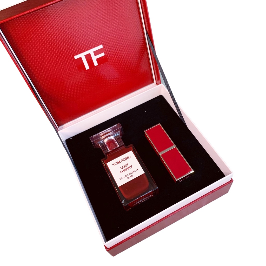 Bộ nước hoa và thỏi son Cherry TOM FORD phiên bản giới hạn