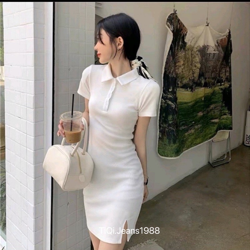 Đầm Ôm Body Cổ Bẻ Từ Tiqi.Jean1988