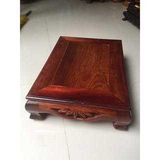 [HCM] Bàn osin 30x40cm, cao 12cm, gỗ hương, thích hợp kê vật dụng, làm bàn trà hoặc nối dài trang thần tài thổ địa