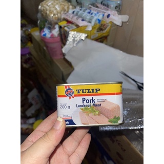 Thịt hộp tulip luncheon meat đan mạch hộp nhỏ 200gr