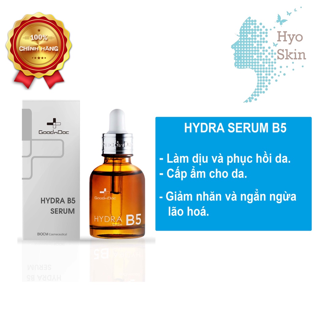 Serum Dưỡng Ẩm Chống Lão Hoá Da GOODNDOC HYDRA B5 SERUM 30ml