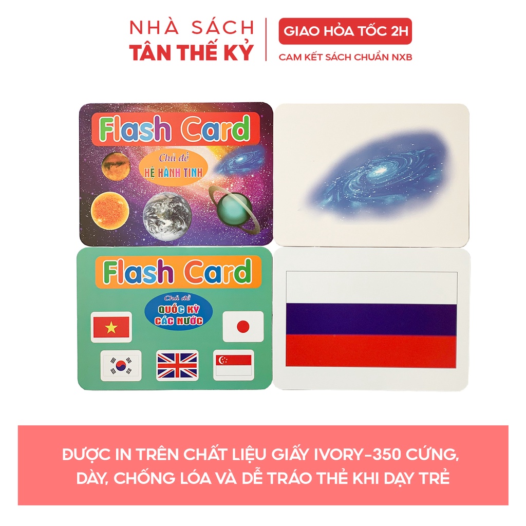 Bộ thẻ Flashcard Việt Hà Dạy trẻ về thế giới xung quanh 19 chủ đề song ngữ Anh Việt phương pháp Glenn Doman