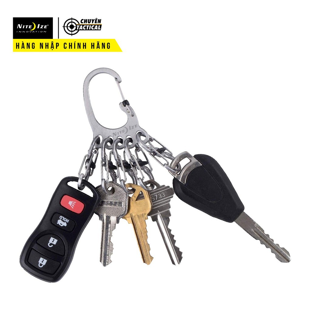 Móc Khoá Nite Ize BigFoot Locker KeyRack Thép Không Gỉ