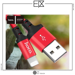 Cáp sạc iphone hoco x14 lightning dây dù dài 1m/2m chống đứt gãy cáp iphone
