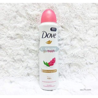 Xịt khử mùi toàn thân( nách) Dove Go Fresh Hạt Lựu 48h