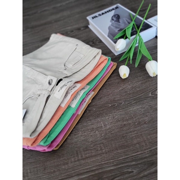Váy jeans màu có quần