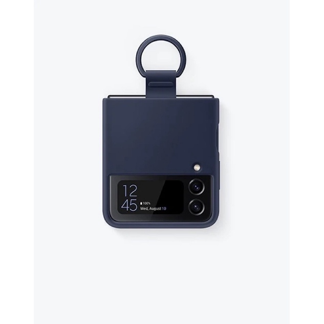 Chính hãng nguyên seal-Ốp lưng Silicone Cover with Ring cho điện thoại Samsung Galaxy Z Flip4/ Z Flip4 5G