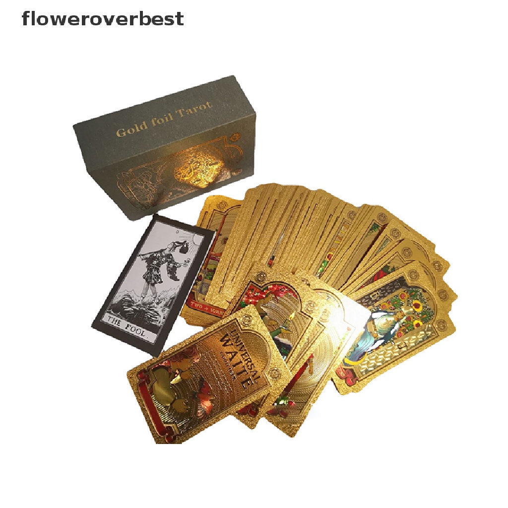 Bộ Bài Tarot Bằng Nhựa PVC Chống Thấm Nước Thiết Kế Sang Trọng