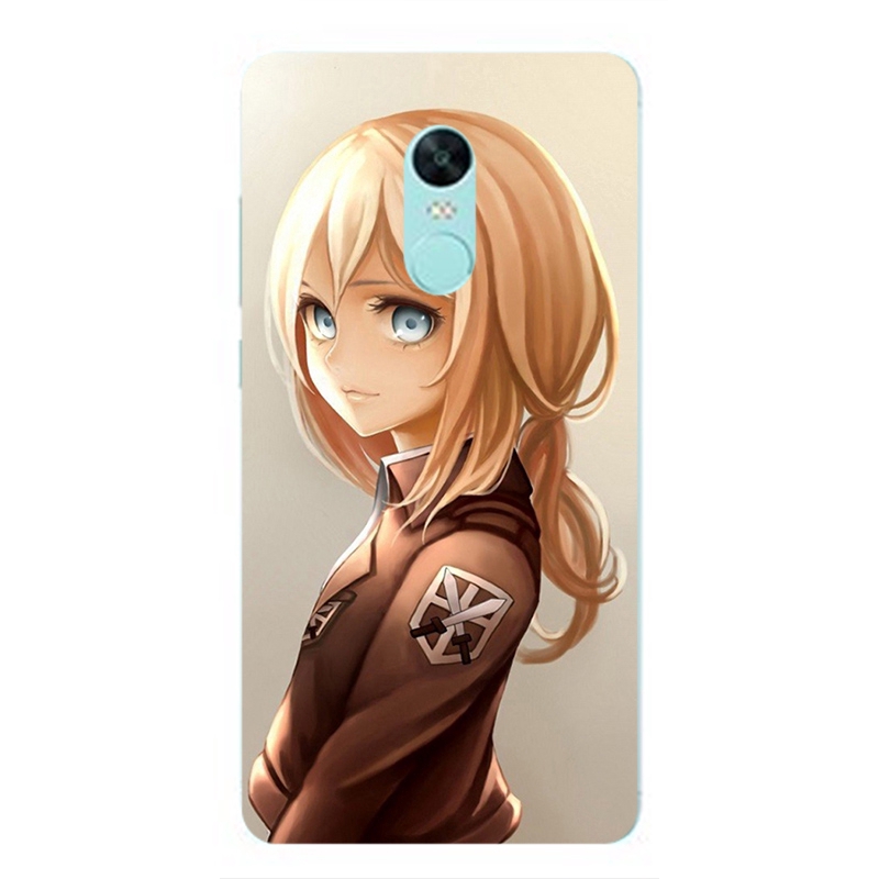 Ốp điện thoại silicon in hoạt hình Attack on Titan cho Wiko View 4 XL Max WIM Sunny 5 Lite Y61