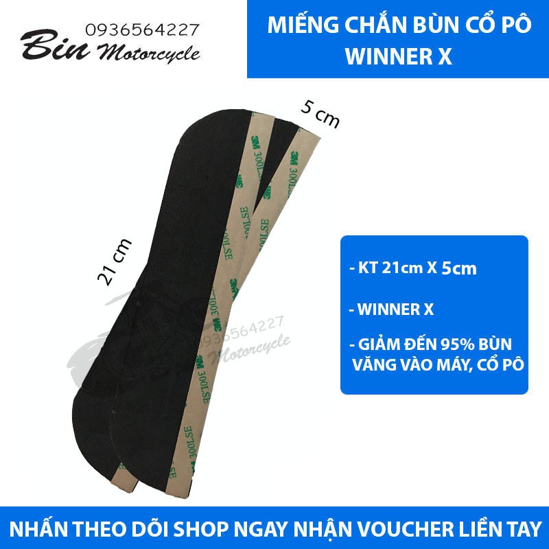 MIẾNG DÁN KEO 3M CHẮN BÙN CỔ PÔ WINNER X RẺ VÀ HIỆU QUẢ