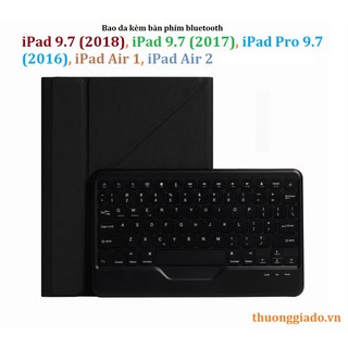 Bàn phím ipad 9.7 , ipad pro 9.7, ipad air 2, kèm bao da gấp góc tam giác