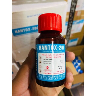 Hantox 200 (50ML) - Xịt muỗi, mạt gà, kiến, gián, rận, ve