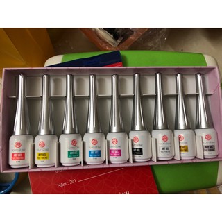 Sét sơn gel cọ nét rose 9 màu siêu thích