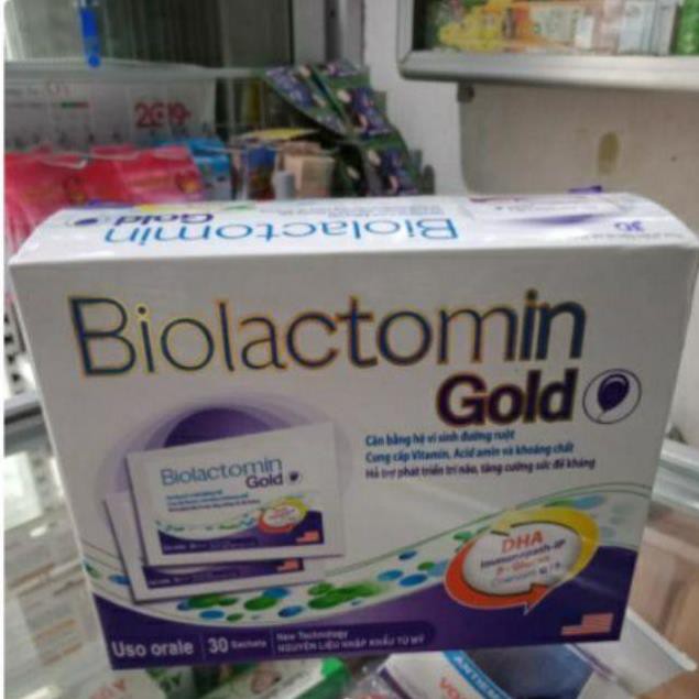 Biolactomin gold cho Bé hộp 30 gói