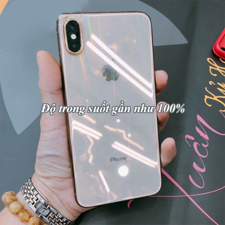 [Mã ELORDER5 giảm 10K đơn 20K] Miếng Dán Cường Lực PPF Mặt Sau Cho Điện Thoại Iphone Trong Suốt, Chống Xước