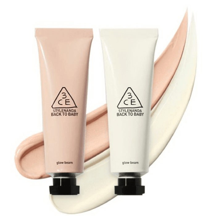 Kem Lót Tăng Độ Căng Bóng Cho Da 3CE Stylenanda Back To Baby Glow Beam 30ml | BigBuy360 - bigbuy360.vn