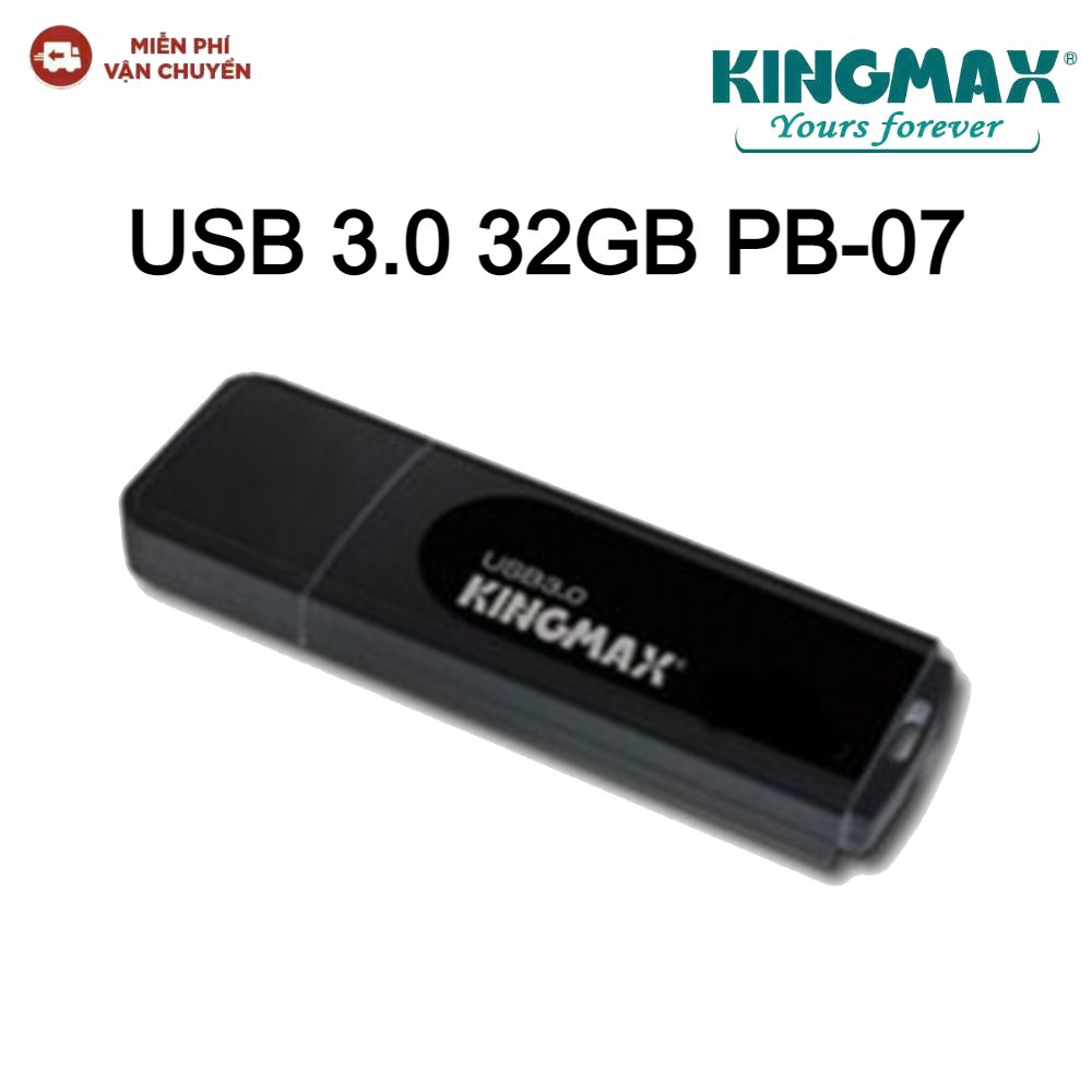 USB 3.0 Kingmax 32GB PB-07 (Black) Hàng chính hãng new 100% | BigBuy360 - bigbuy360.vn