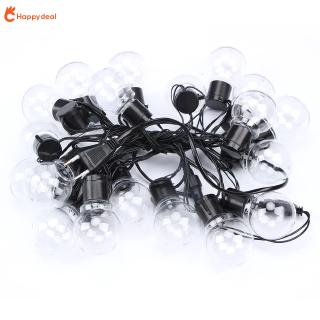 HAPPY 20LED White Light / Warm Light Bulb 6m String Lights Globe Bulbs Sturdy Waterproof Led Light String Outdoor