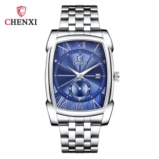 Đồng Hồ Nam Chenxi CXV01 Dây Thép Mặt Vuông Hàng Nhập Khẩu Cao Cấp Chính Hãng