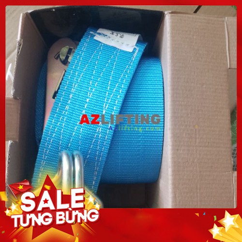 Dây cảo chằng hàng 7.5cm 10 tấn dài 6m dây xanh