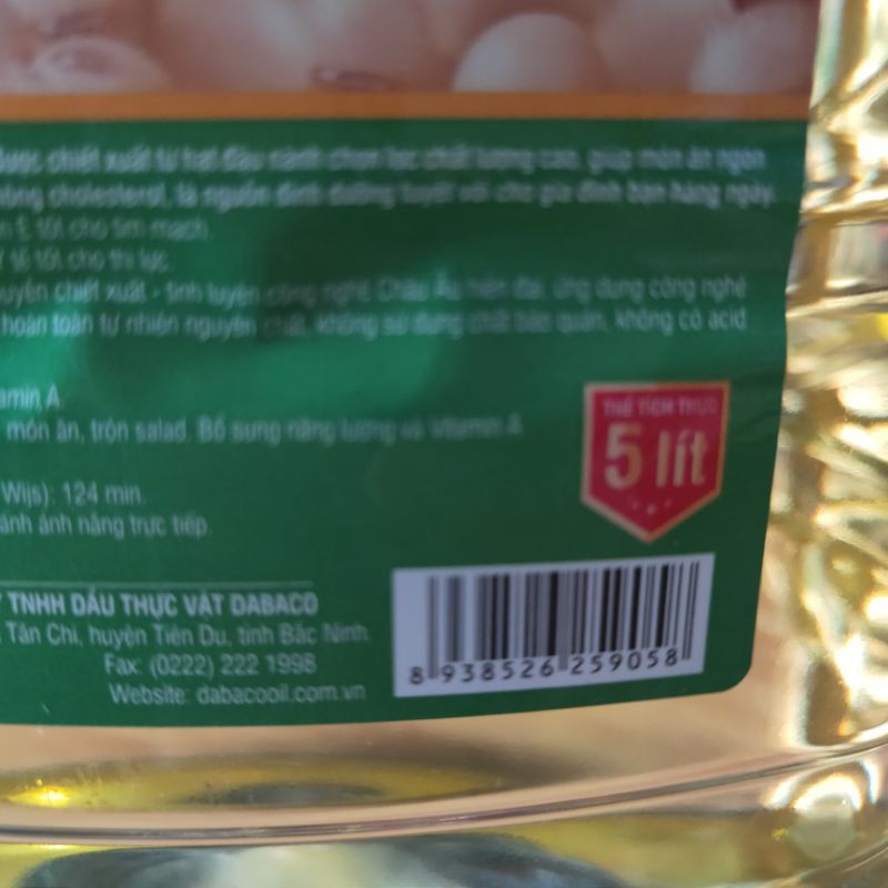 Dầu đậu nành 5lít Coba 100% | BigBuy360 - bigbuy360.vn