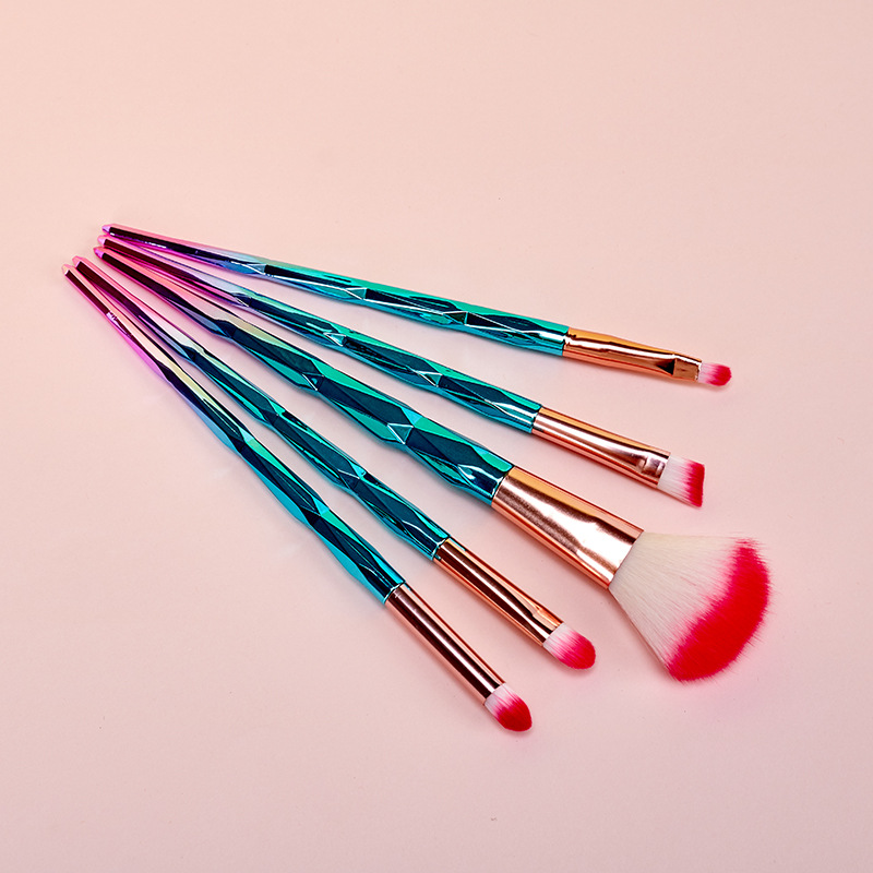 Bộ 5 cọ trang điểm nàng tiên cá đẹp dễ tán mịn màng không vón cục chuyên nghiệp | BigBuy360 - bigbuy360.vn