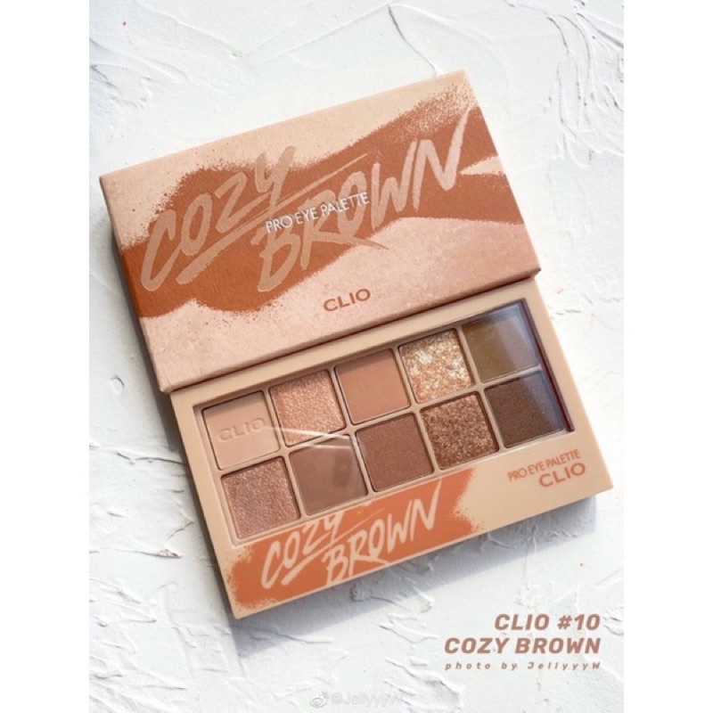 Phấn mắt Clio Pro Eye Palette Cozy Brown 10